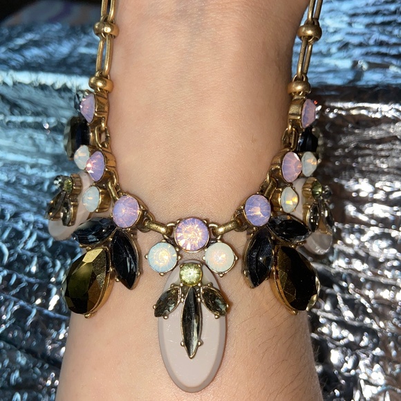 J CREW BRULEE IRIDESCENT STATEMENT NECKLACE - Picture 6 of 15